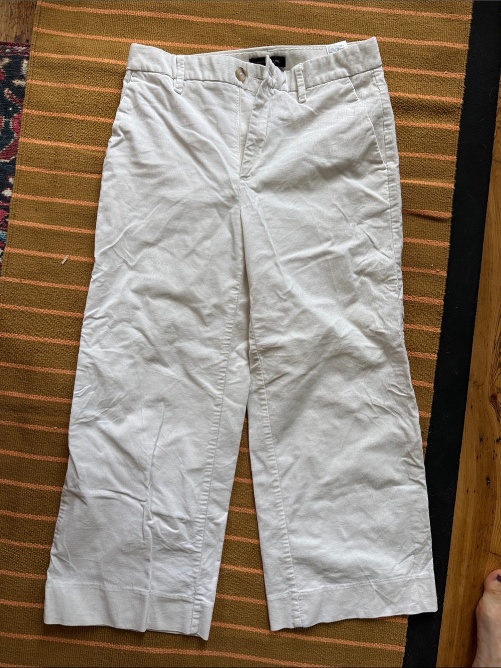 Banana Republic White Boot Cut Women's Pants